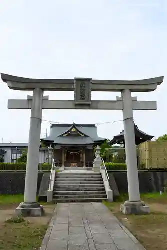 栗木御嶽神社の鳥居