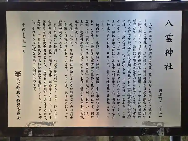 岩淵八雲神社(東京都)