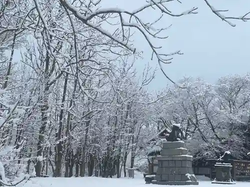 釧路一之宮 厳島神社の庭園