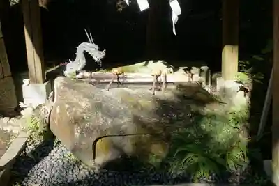 磐船神社の手水舎