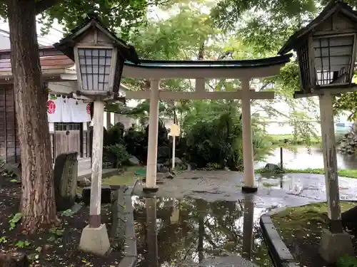 善知鳥神社の鳥居