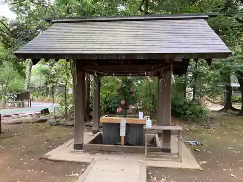 赤坂氷川神社の手水舎