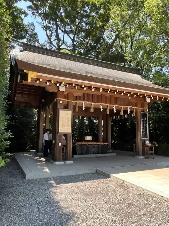 寒川神社の手水舎