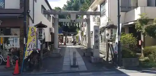 川越熊野神社の鳥居