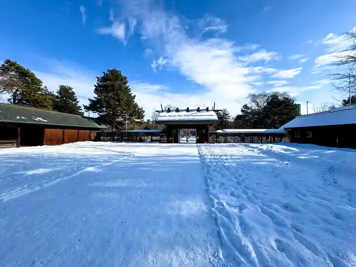 札幌護國神社の庭園
