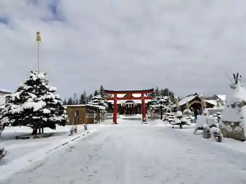 美瑛神社の鳥居