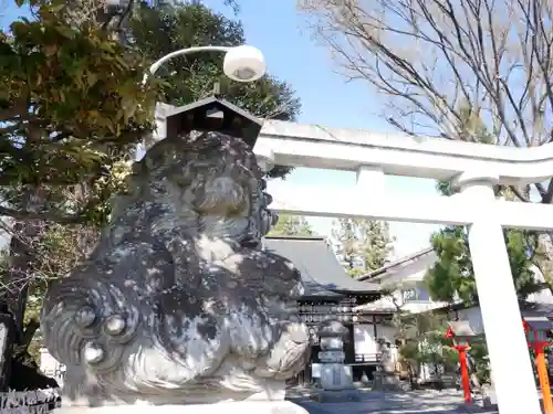 正ノ木稲荷 稲積神社の狛犬