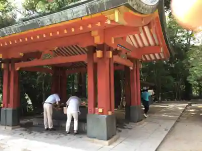 武蔵一宮氷川神社の手水舎