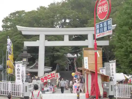 白旗神社の鳥居