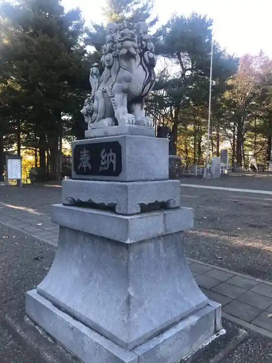 當麻神社の狛犬