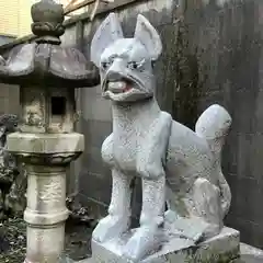 行成稲荷神社の狛犬