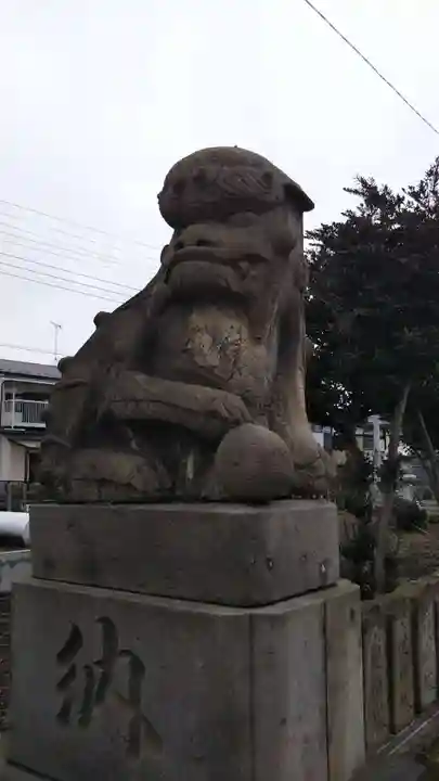 鎌ヶ谷八幡神社の狛犬