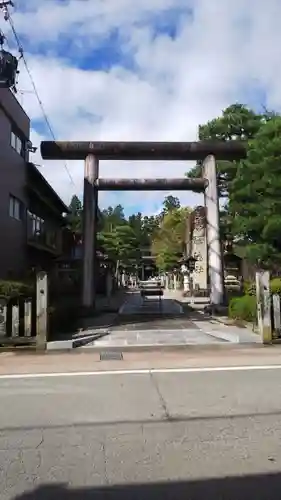 飛騨総社の鳥居