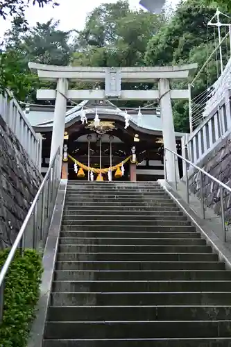 長津田王子神社の鳥居