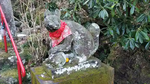 石穴稲荷神社の狛犬