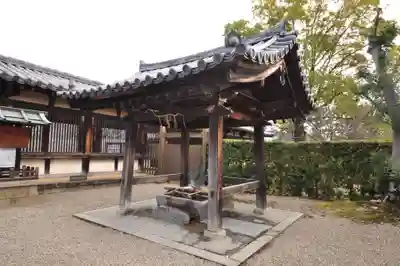 法隆寺の手水舎