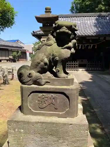 中村八幡神社の狛犬