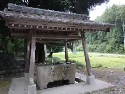 七社神明神社の手水舎