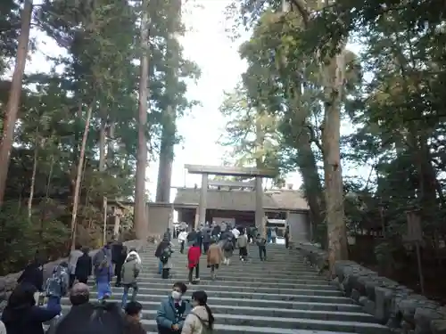 伊勢神宮内宮（皇大神宮）の鳥居