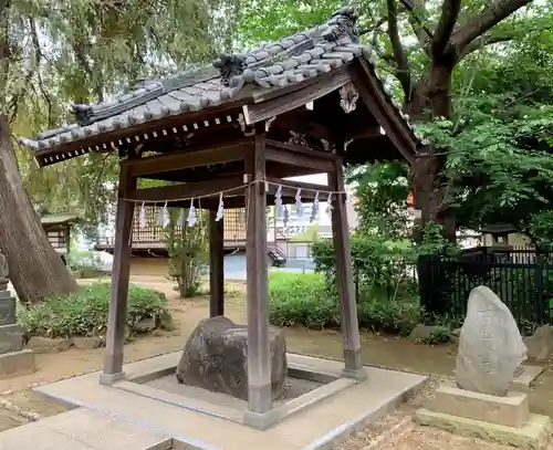 前野熊野神社の手水舎