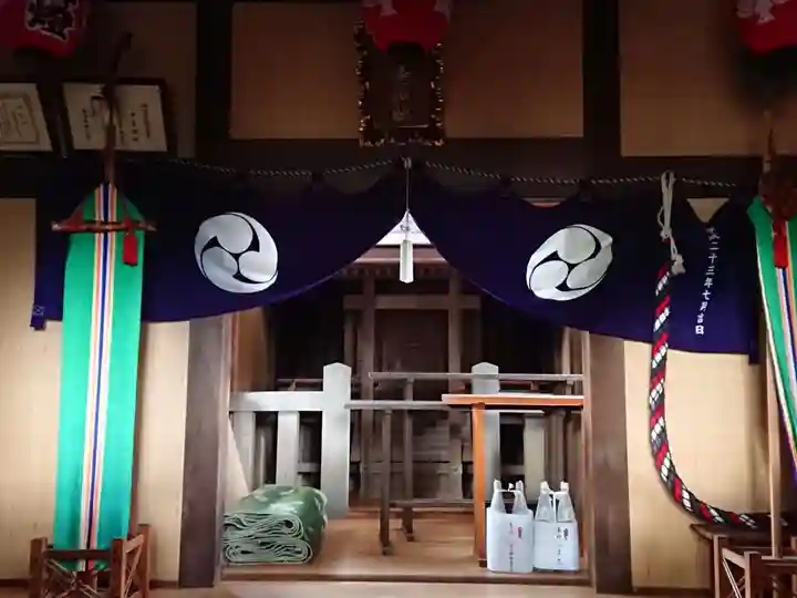 中島神社の本殿・本堂