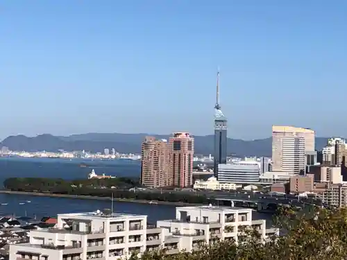 鷲尾愛宕神社の景色