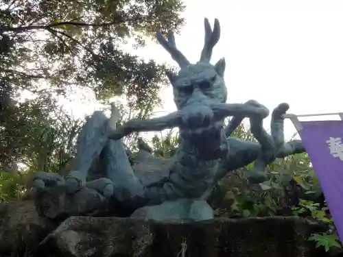 江島神社の狛犬