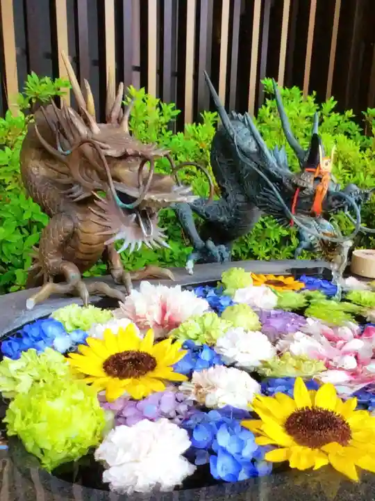 駒込妙義神社の手水舎