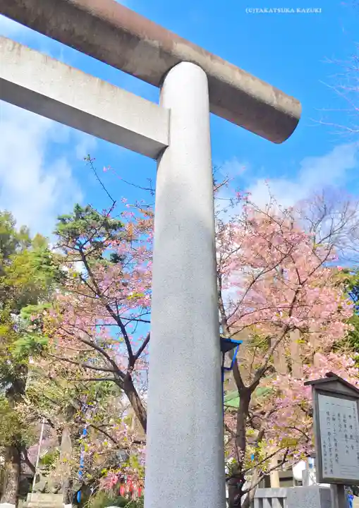 五條天神社の鳥居