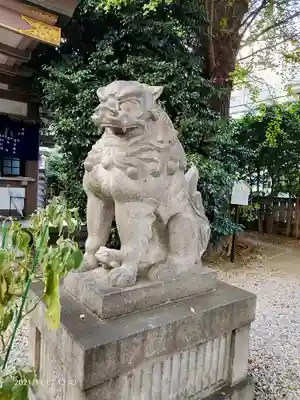 大鳥神社の狛犬