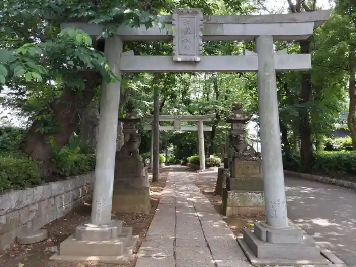 前原御嶽神社の鳥居