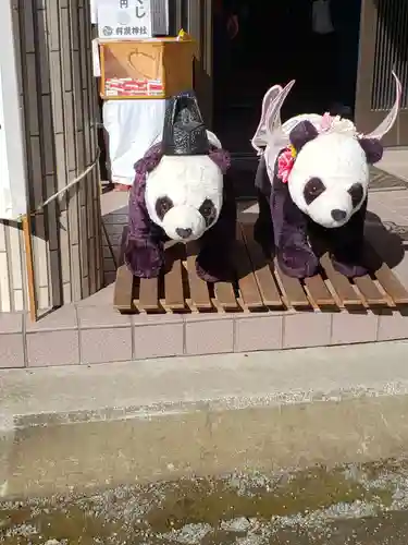 有鹿神社の狛犬