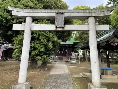十日森稲荷神社の鳥居