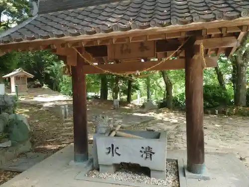 白山神社の手水舎