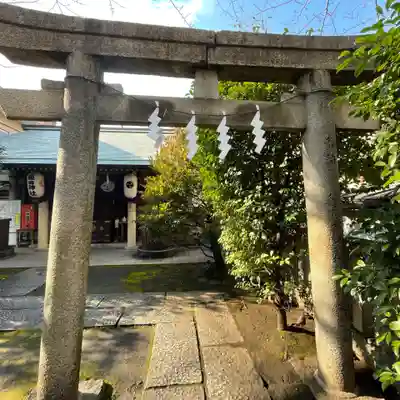 櫻田神社の鳥居