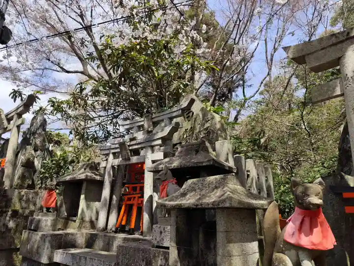 伏見稲荷大社間ノ峰(荷田社神蹟・ 伊勢大神)(京都府)
