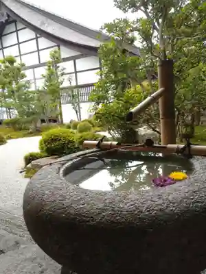 西教寺の手水舎