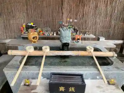 鎌数伊勢大神宮の手水舎