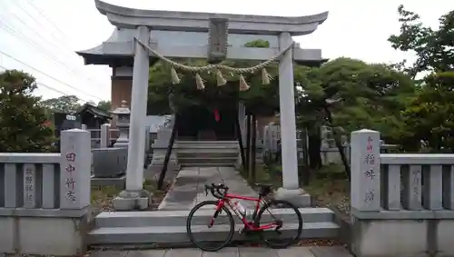 長沼白山神社の鳥居