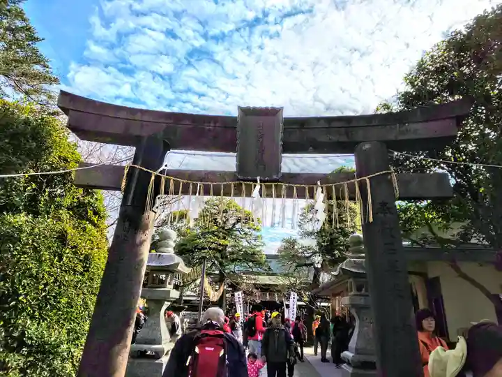 久留米宗社 日吉神社の鳥居