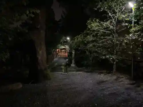 溝旗神社（肇國神社）の庭園