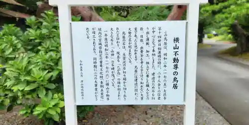 横山不動尊の歴史