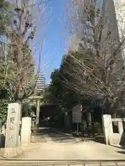 青山熊野神社の鳥居