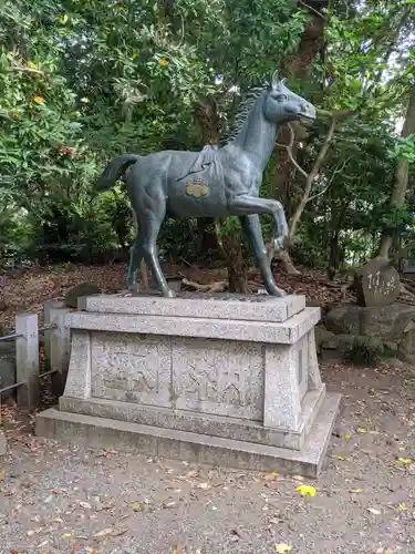 八百富神社の狛犬