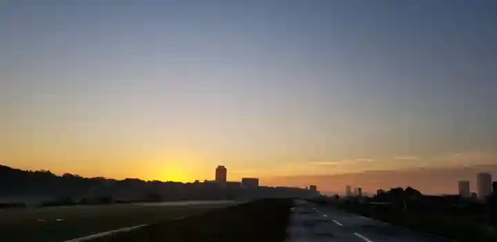 小岩田天祖神社の景色