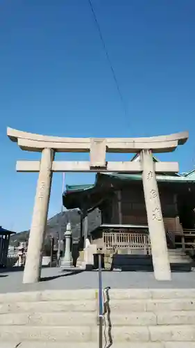 和布刈神社の鳥居