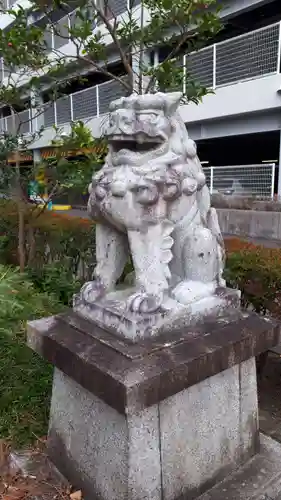 金岡八幡宮の狛犬