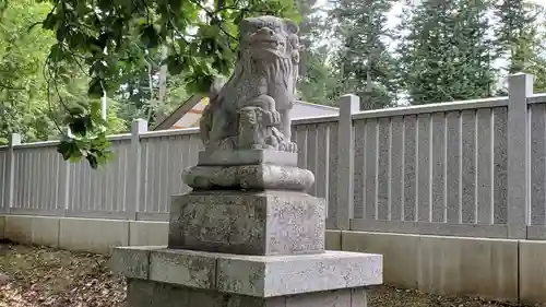 音更神社の狛犬