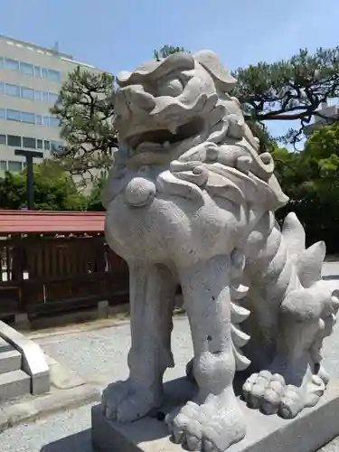 警固神社の狛犬