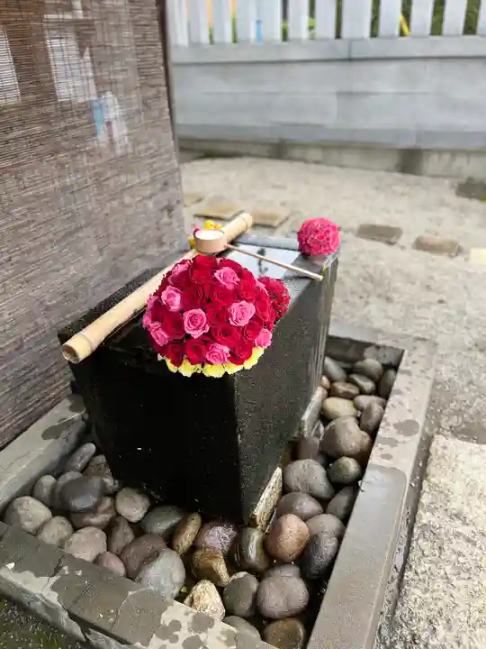 上尾御嶽神社の手水舎